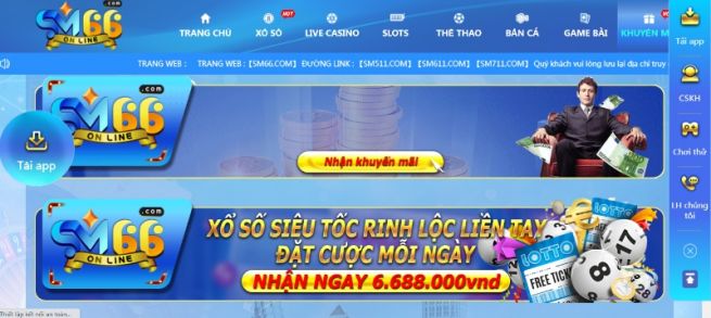 Nhà cái SM66 – Link đăng nhập vào SM66 chính thức 2022